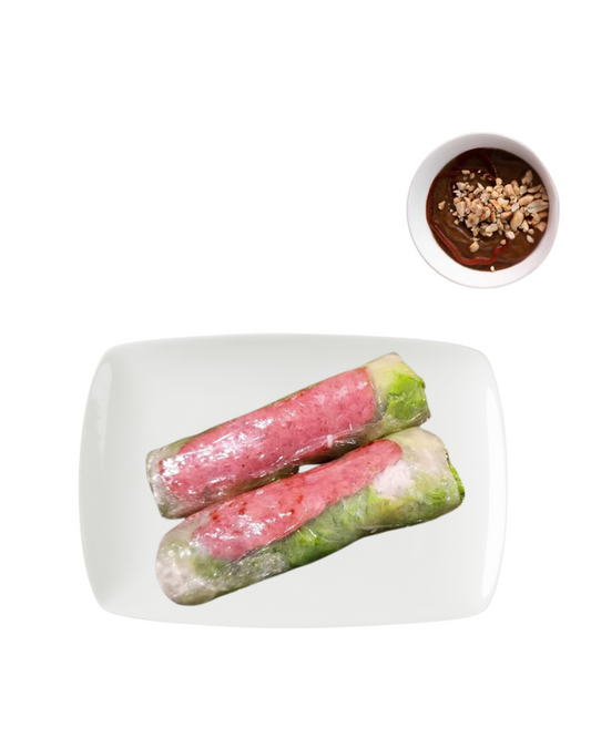 Grilled Pork Patties Spring Roll - Goi Cuon Nem Nuong - 2 pieces